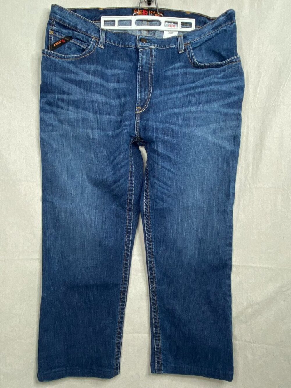 Ariat M4 FR Flame Resistant Jeans Mens 42x30 Low Rise Boot Cut CAT2 Blue Denim